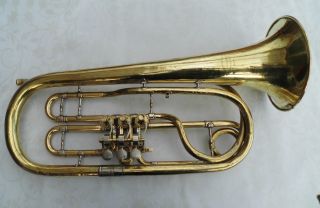 Mächtige Trompete - Gemarkt - Länge Ca.  57cm/ 19,  5cm Bild