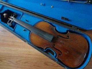 Geige Violine 4/4 Im Holzkoffer Bild