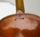 Alte Stainer - Geige Mit Bogen Und Kasten Zum Restaurieren Aus Nachlaß. Saiteninstrumente Bild 5