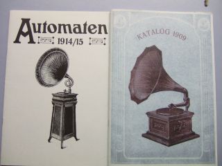 2 Kataloge Grammophon Parlophon 1909 Und Parlophon Automaten 1914 Bild