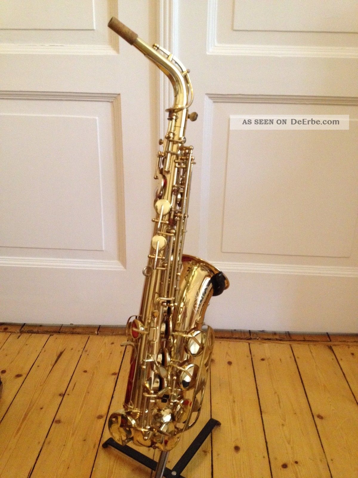 Schönes Altes Conn Saxophon Blasinstrumente Bild