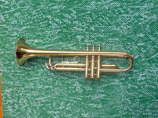 Alte Trompete Gold Hsinghai China Bild