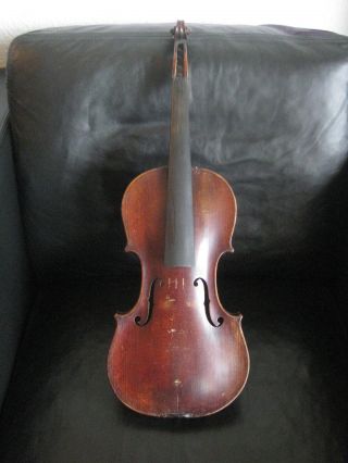 Alte Geige,  Zettel 1851 Bild