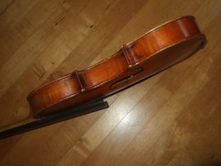Alte 4/4 Geige Zum Restaurieren Bild