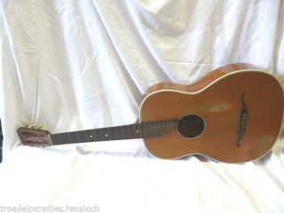 Aus Einem Dachbodenfund:alte Gitarre Mit Perlmutt - Um 1920 - 30 - Ansehen Bild