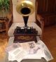 Edison Standard A Phonograph Mit Seltener 2/4min Funktion Top Fully Mechanische Musik Bild 1
