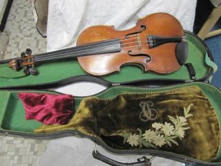 Speicherfund Uralte Geige Violine Innenzettel Carlo Bergonzi Fece In Cremona Bild