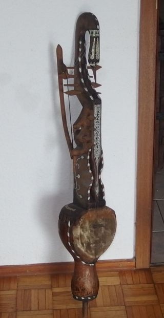 Antikes Streichinstrument Ghichak Rubab Afghanistan Bild