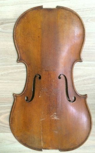 1 X Decke Für Geige Violine Violino Old Violin Geigenbau Um Ca.  1900 Bild