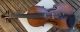 Alte Hopf Geige Violine 3/4 Brandstempel Innen&aussen Saiteninstrumente Bild 1