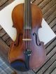 Alte Hopf Geige Violine 3/4 Brandstempel Innen&aussen Saiteninstrumente Bild 2