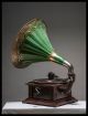 Trichtergrammophon - Grammophon - Gramophone Alt Mechanische Musik Bild 1