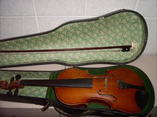 Alte Geige Violine Antonius Stradiuarius Cremenensis Faciebat Anno 1722,  Zettel Bild