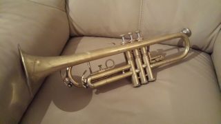 Aus Nachlass Trompete Gold Mit Mundstück Basstrompete Bb C ? Bild