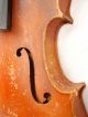 Alte Geige - Violine - Old Violin - Violino Vecchio - Old Fiddle - No Strad 2 Saiteninstrumente Bild 2