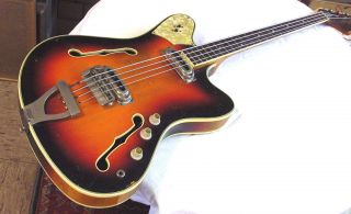 Vintage Framus Bass 4 - Saiten,  Model 5/151 - 52,  Aus 1964 Bild