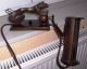 Antike Klavierbeleuchtung,  Jugendstil,  40er Jahre Schreibtischlampe Bankerlampe Tasteninstrumente Bild 3