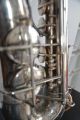 Saxophone Silber Aus Den 50er 60er Selmer ? Haushaltsauflösung Von Art Deco - Z Blasinstrumente Bild 2