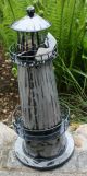 Leuchtturm Silberfarben Teelichthalter Kerzenleuchter Maritime Deko Maritime Dekoration Bild 4