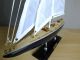 Segel - Yacht Endeavour,  40 X 6 X 54 Cm,  Standmodell Aus Holz,  Segelschiff Maritime Dekoration Bild 2
