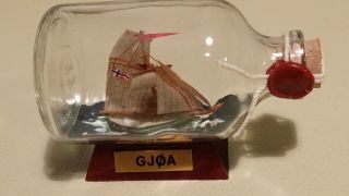 Buddelschiff Gjoa - Norwegen Bild