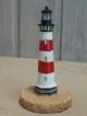 Kleiner Poly Leuchtturm Rot/weiß Höhe Ca.  8,  5cm Für Die Maritime Dekoration Maritime Dekoration Bild 1