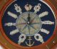 Quarz Uhr Tischuhr Standuhr Nautik Maritim Steuerrad Auf Winde Seemannsknoten Maritime Dekoration Bild 1