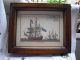 Aus Nachlass : 2 Wunderschöne Kunstdrucke Mit Hist.  Segelschiffen / Hinter Glas Maritime Dekoration Bild 3