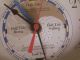 Massive Übergrosse Tiden/gezeitenuhr Mit Zeitanzeigetime And Tide Clock Messing Nautika & Maritimes Bild 4
