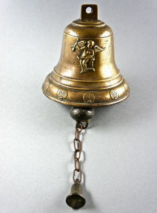 Uralte Schiffsglocke Aus Bronze Gegossen,  Gefertigt Um Ca 1910,  Ø 14,  5 Cm. Bild