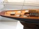 Segelschiff Einmaster Segelboot Holz Leinen - Segel Detaillierte Handarbeit Maritime Dekoration Bild 4