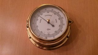 Messing - Schiffsbarometer,  Barometer Bild