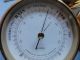 Rarität Benora Hamburg Precisions Barometer Wetterstation Uhr Alt Messing Glas Wettergeräte Bild 1