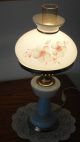 Maritme Elektrische Petroleum - Tischlampe - Glaszylinder - Milchglas Lampenschirm Gefertigt nach 1945 Bild 1