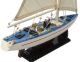 Segelboot Segelschiff Segelyacht Holz Weiß U.  Blau Deko Standmodell 30cm Maritime Dekoration Bild 1