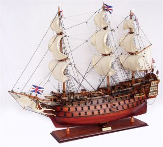 Historisches Schiffsmodell Victory,  Holz Modellschiff,  L 73 Cm Modell Bild