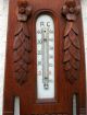 Xxl Barometer 62 Cm Thermometer Wetterstation Wettergerät Antik Antike Technik & Instrumente Bild 5