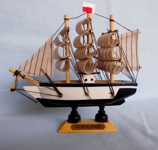 Segelschiff - Modell,  Modell - Großsegler,  Holz Und Leinen Modell Bild