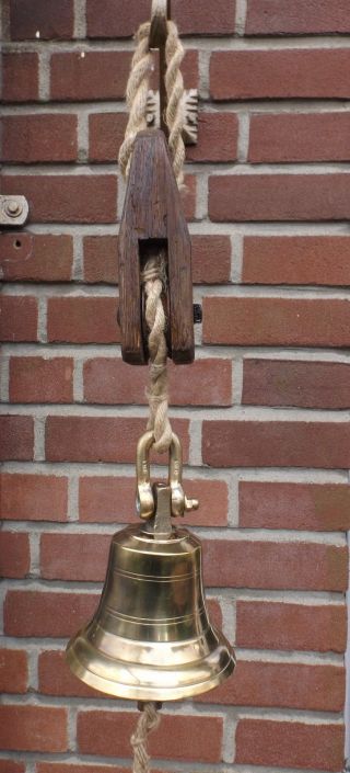 Originale Messing Schiffsglocke Glocke Bild