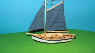 Ruderboot Fischer Fischerboot Segel - Schiff Angler Segel - Boot Schiffsmodell Bild