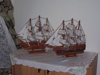 2 Modellsegelschiffe Sanfrancisco Und Black Prince Bild