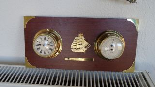 Alte Schiffsuhr - Staiger - Gorch Fock - Barometer - Thermometer - Hygrometer Bild