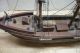 Schiffsmodell Segelschiff Standmodell Bark Antik Seemannsarbeit Maritime Dekoration Bild 2