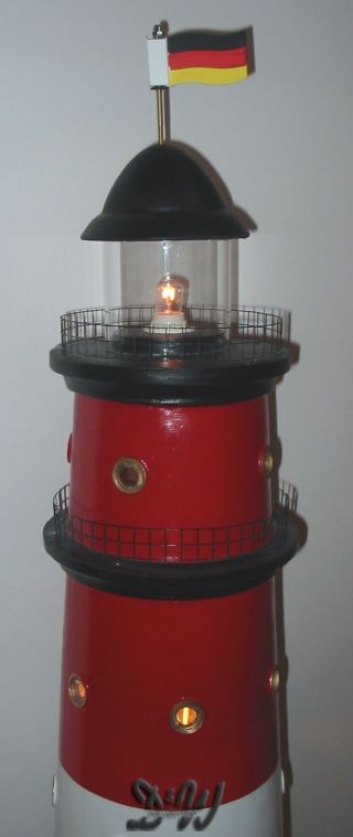 Leuchtturm Sylt BÜsum 120 Cm Rot - Weiß Bild