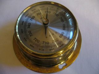 Barometer,  Messing,  Klein Bild