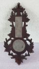 Antikes Barometer,  Holzbarometer,  Antikes Thermometer,  Säulenbaromter,  Barometer Technik & Instrumente Bild 1