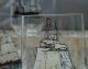 Glashütte Segelschiffe,  6 Glasmalerei Kristallgläser,  Gläser,  Uncas,  Taeping Sammlerglas Bild 9