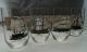 Glashütte Segelschiffe,  6 Glasmalerei Kristallgläser,  Gläser,  Uncas,  Taeping Sammlerglas Bild 6