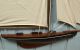 Halbmodell Yacht Segelschiff Boot Aus Holz 56,  5x52cm Für Die Maritime Deko Maritime Dekoration Bild 1