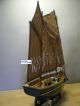 2 - Mast - Segelkutter,  Segelschiff,  Standmodell Aus Holz,  Schiffsmodell 1908 Maritime Dekoration Bild 2